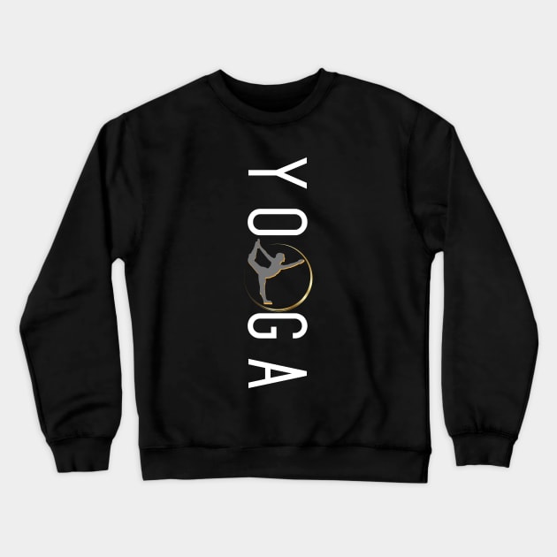 Yoga Pose | Aesthetic Design Crewneck Sweatshirt by Sura